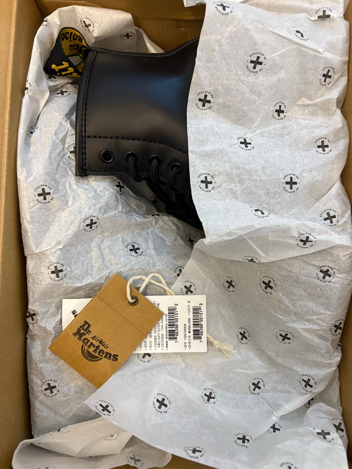 닥터마틴 1460 블랙 스무스 8홀 250 uk6 상품이미지8