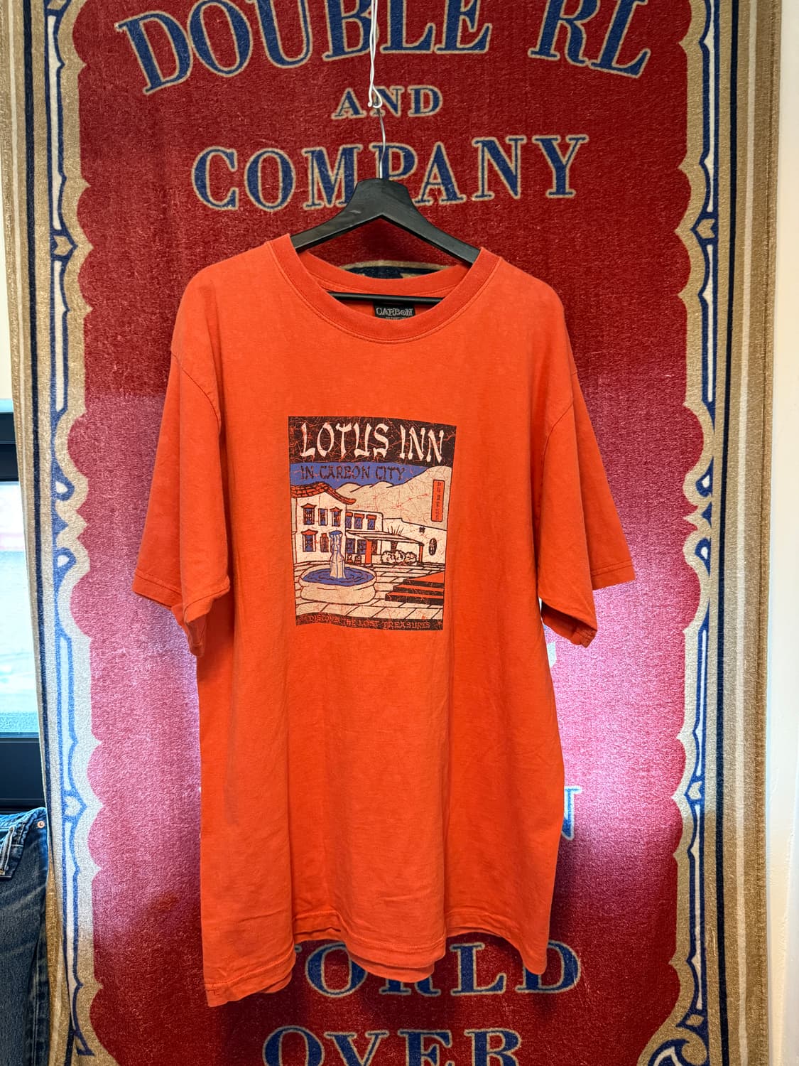 CARBON (Rue Twenty One) 오렌지 티셔츠 XL 상품이미지1