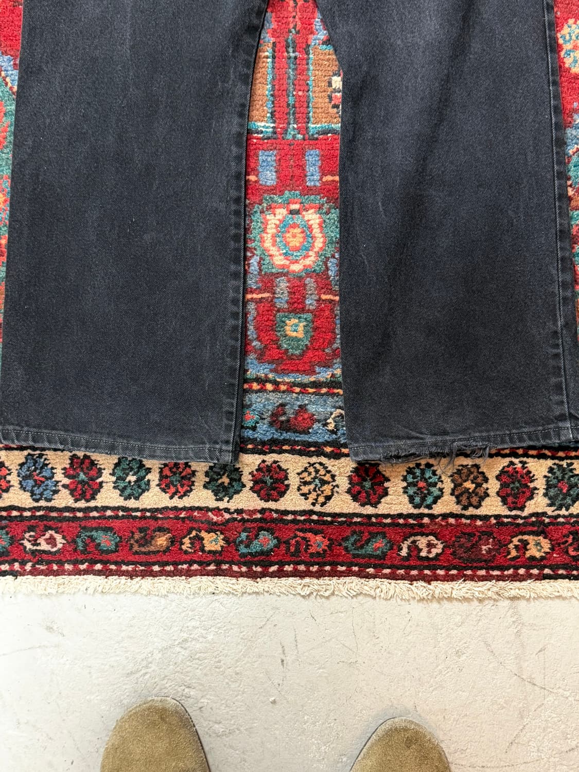 00's 빈티지 리바이스 517 블랙 플레어진 상품이미지8