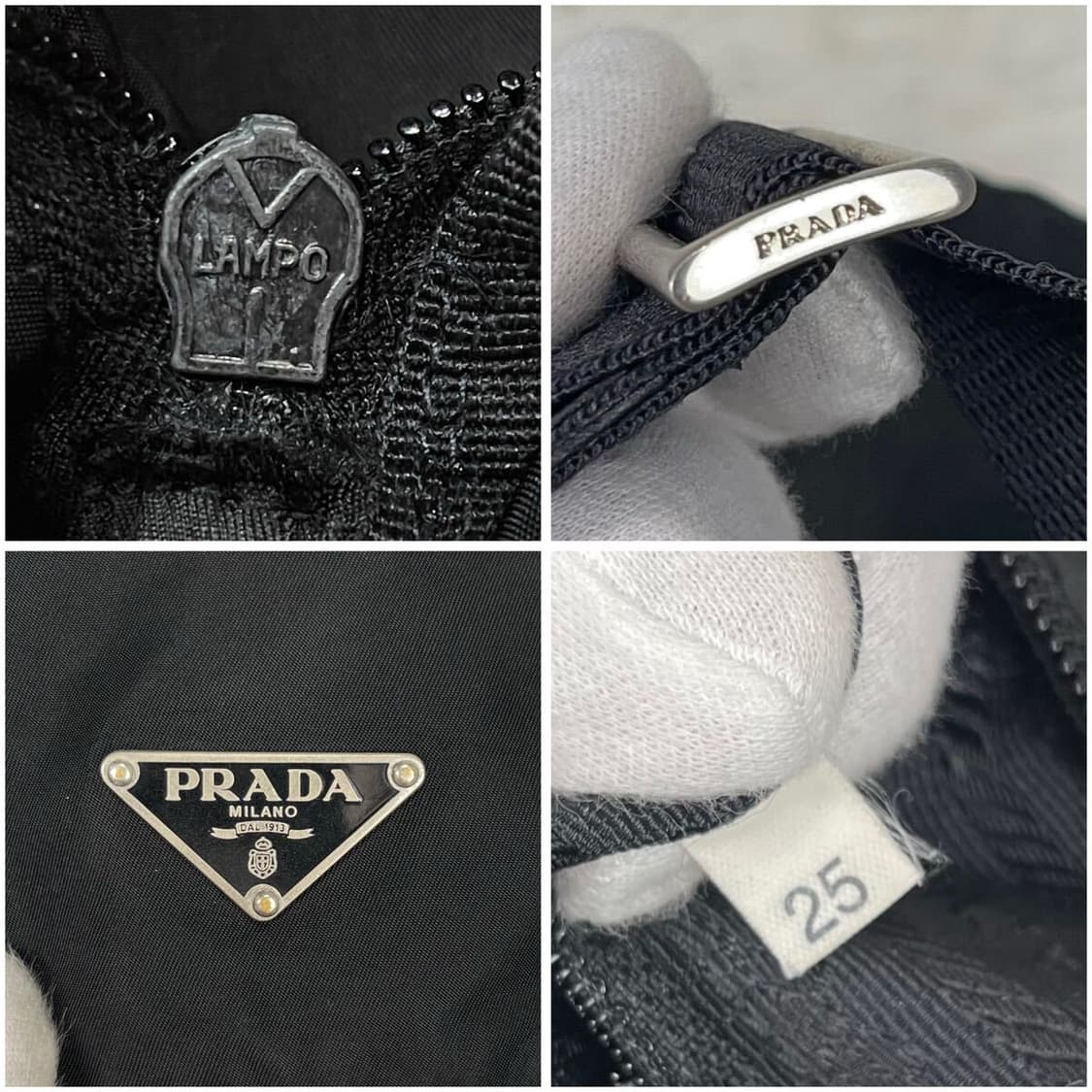 PRADA 프라다 테스토 나일론 메신저백 블랙 상품이미지10