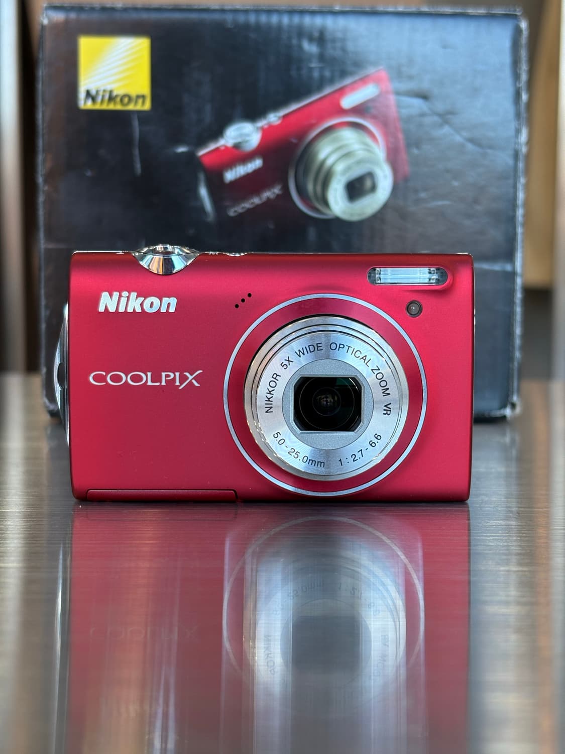 츄/new배터리/풀박/날짜표시)니콘 쿨픽스 s5100 레드 빈티지디카 상품이미지1