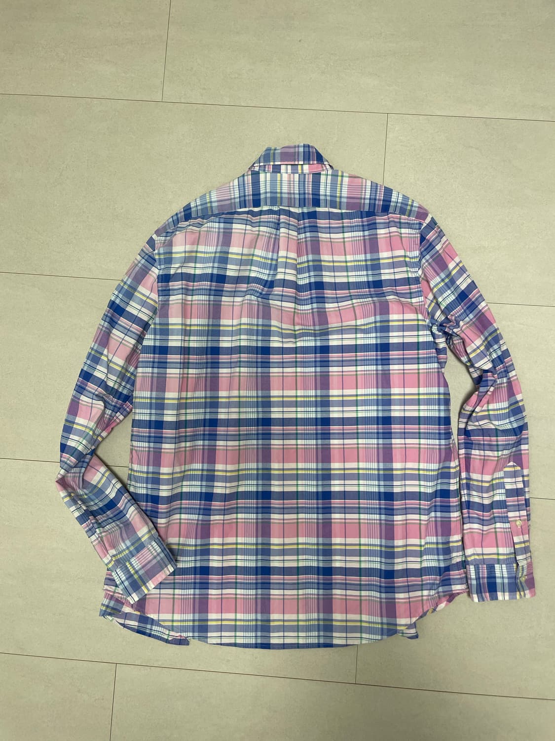 폴로 체크 셔츠 남방 상품이미지4