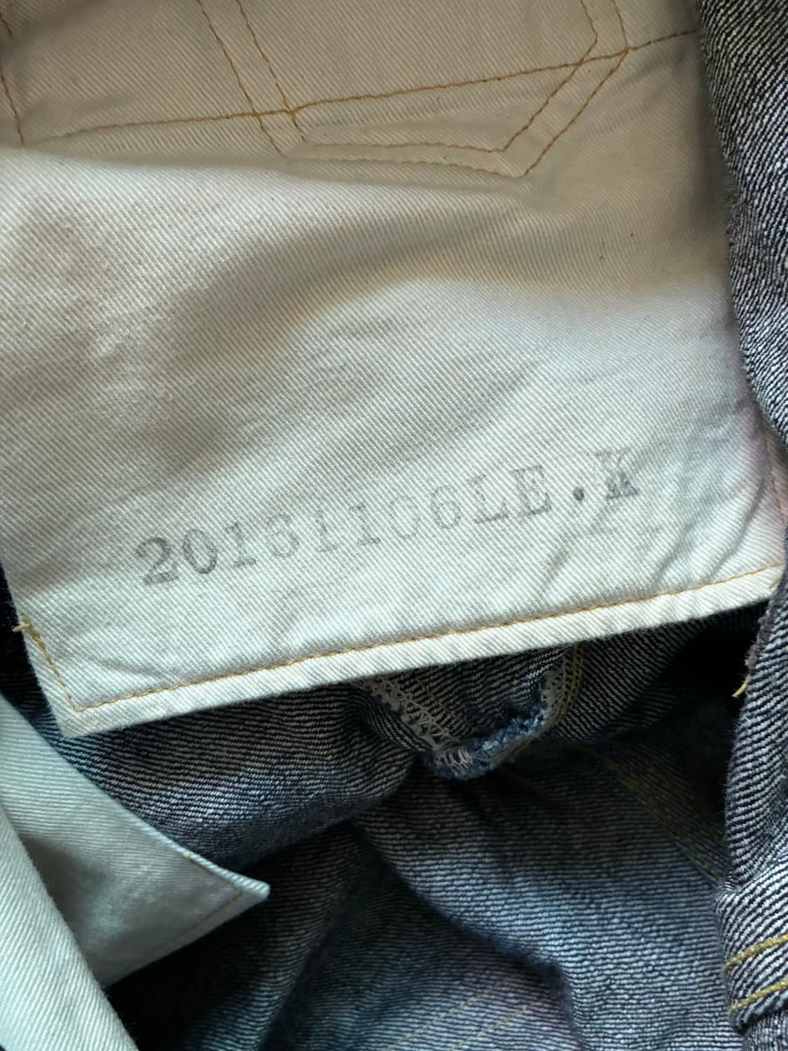 [KAPITAL] 캐피탈 셀비지 스트레이트 데님 진 32 남성 상품이미지9