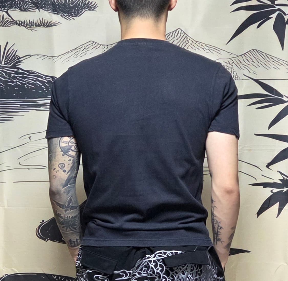 화투 프린팅 오리엔탈 반팔티 상품이미지5