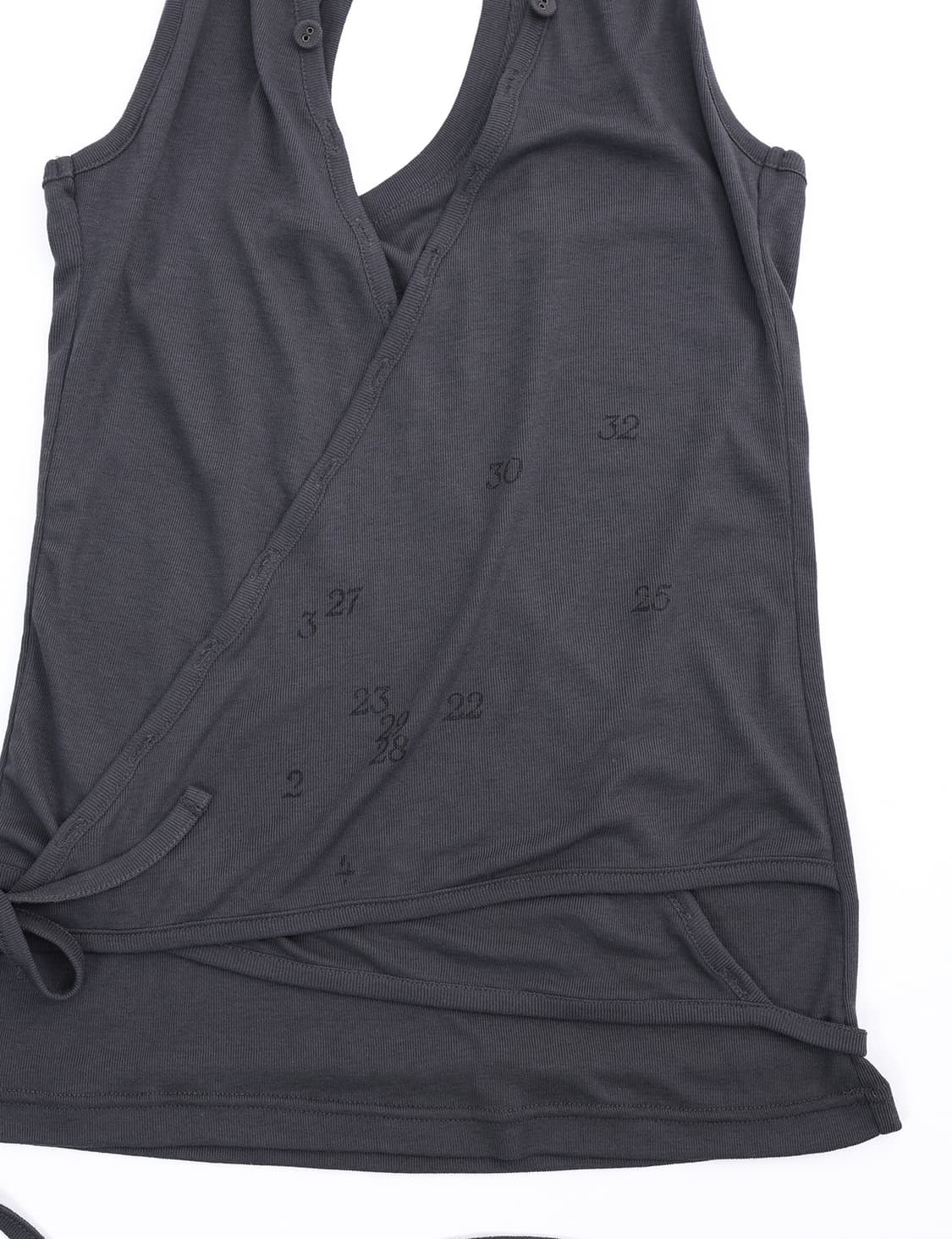 [S] 울리카상투스 홀터 랩 슬리브리스 상품이미지3