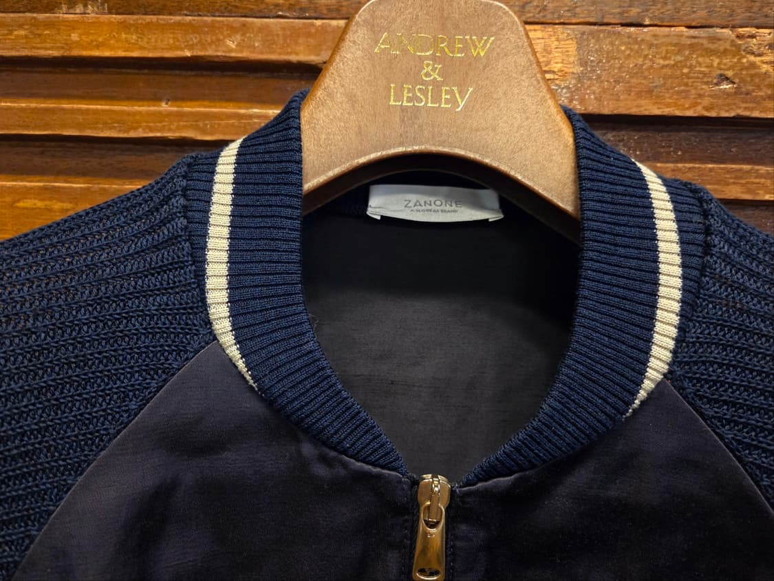 이탈리아 브랜드 자노네 니트블루종 상품이미지7