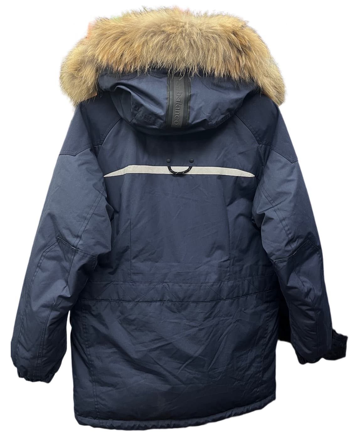 (공용)뉴발란스 네이비 후드 퍼 패딩 상품이미지2