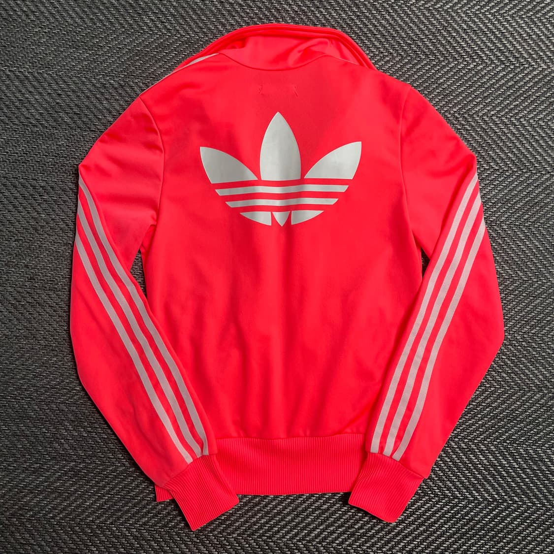 아디다스 우먼스 파이어버드 빅로고 네온 핑크 트랙탑 져지o 5321 상품이미지1