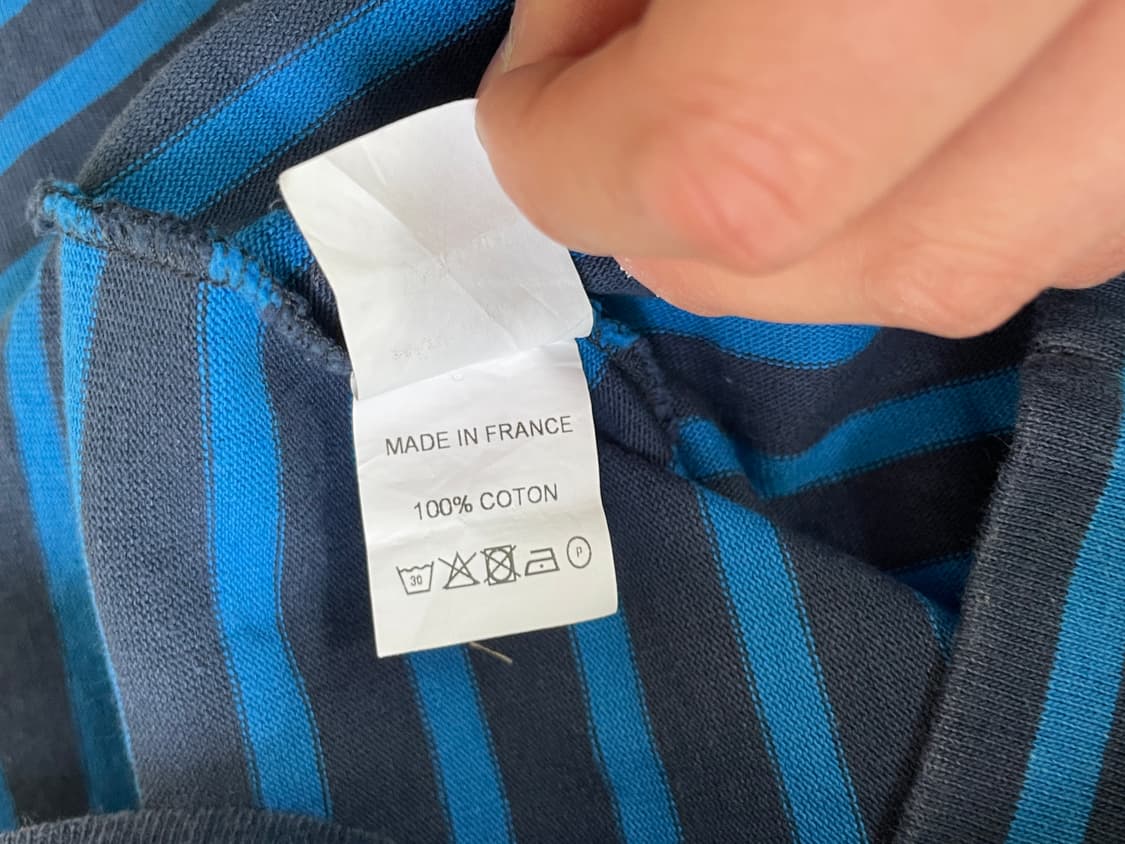 르미너 마린 스트라이프 보트넥 긴팔티셔츠  상품이미지5