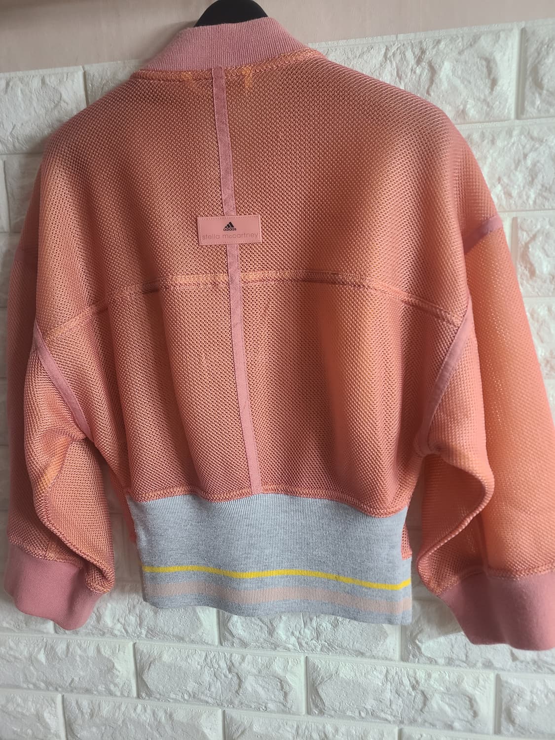 [수165]아디다스x스텔라맥카트니 핑크 메쉬 집업 자켓(55) 상품이미지5