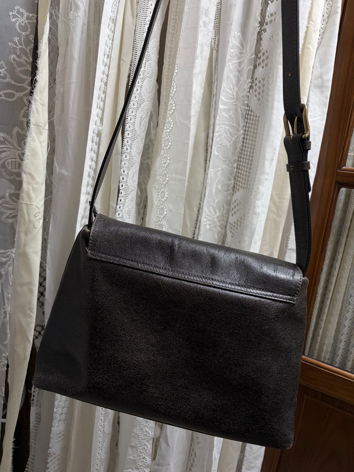 투에투아 마마스백 빈티지 레더 미디움 크로스백 상품이미지3