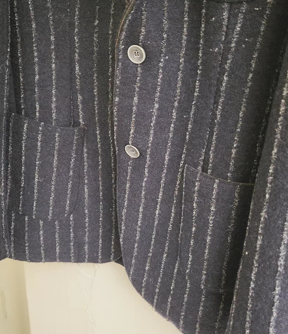 Panicale 스트라이프 모직블레이저(Italy made) 상품이미지4