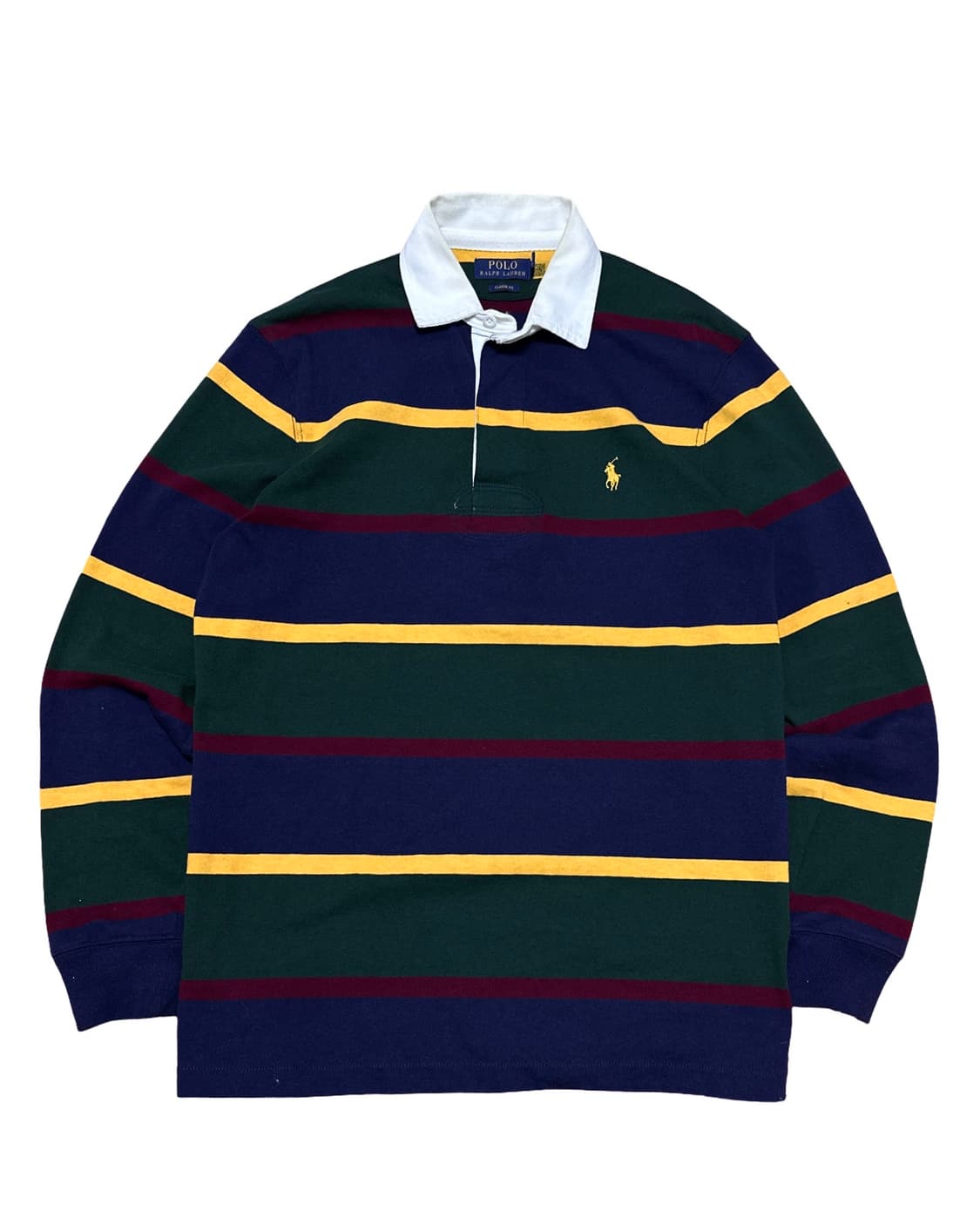 폴로 qr택 신형 스트라이프 럭비티 상품이미지1