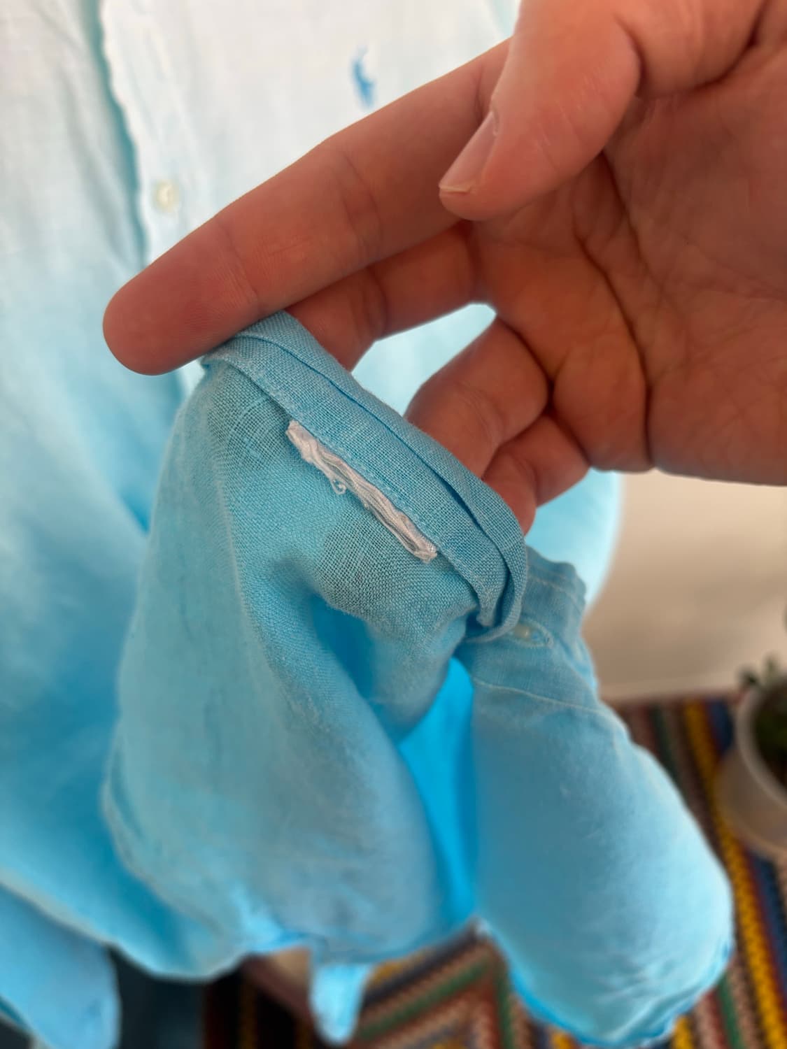 폴로 랄프로렌 그라데이션 린넨 셔츠 상품이미지6