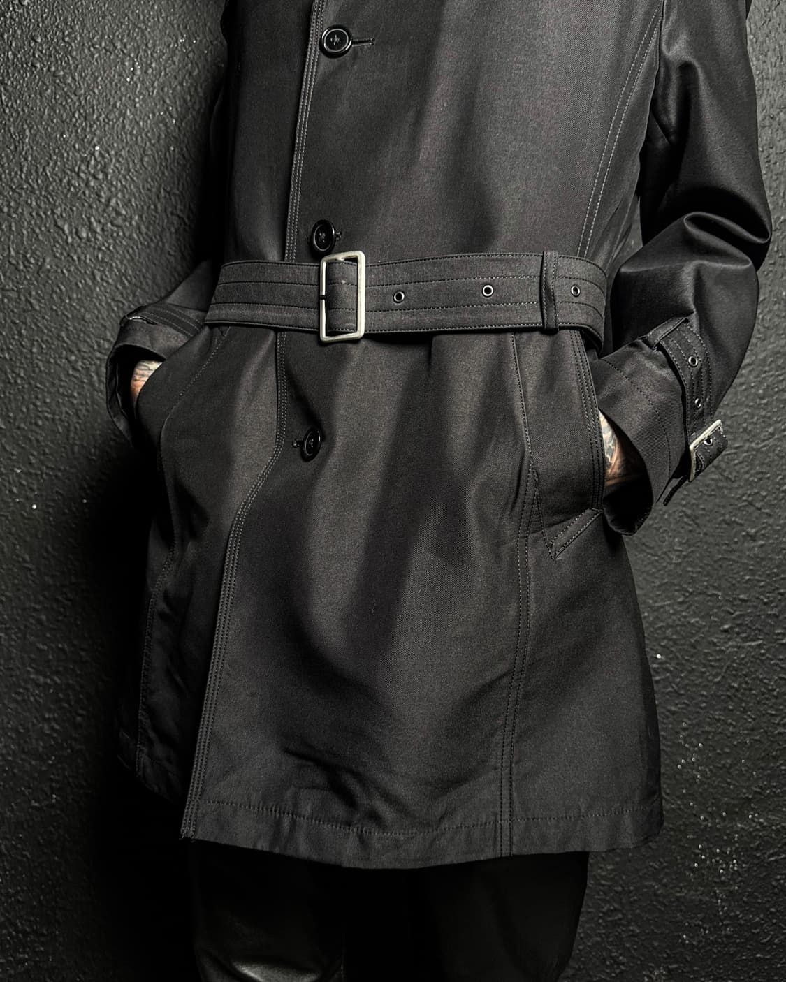 NICOLE – Belted Trench-Style Cort 상품이미지4