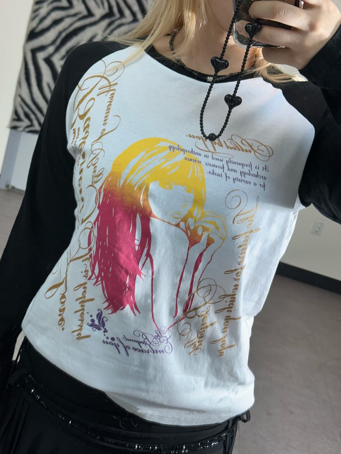 girl printing long sleeve 상품이미지3