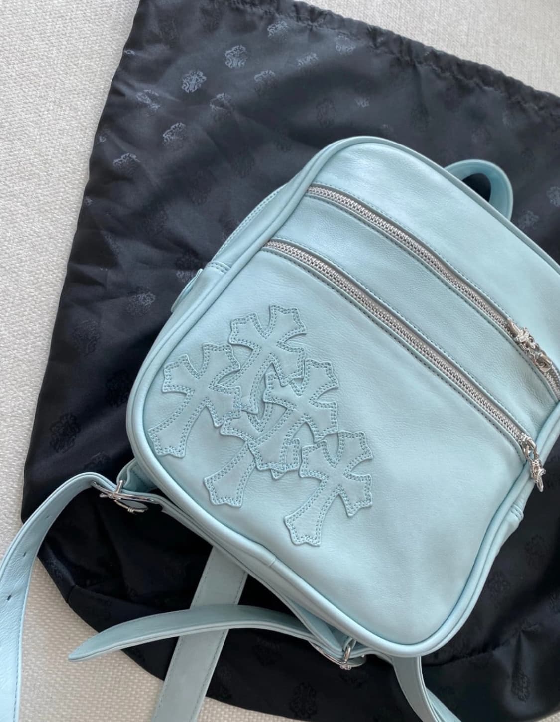 정품 크롬하츠 크로스패치 백팩  상품이미지2