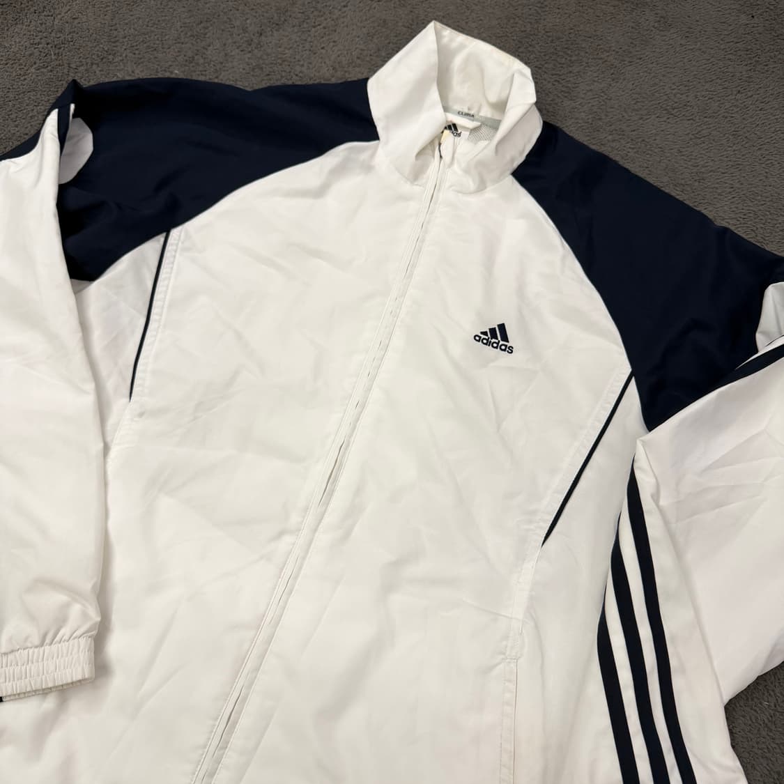 [정품/L] 아디다스 올드스쿨 배색 바람막이 자켓 상품이미지1