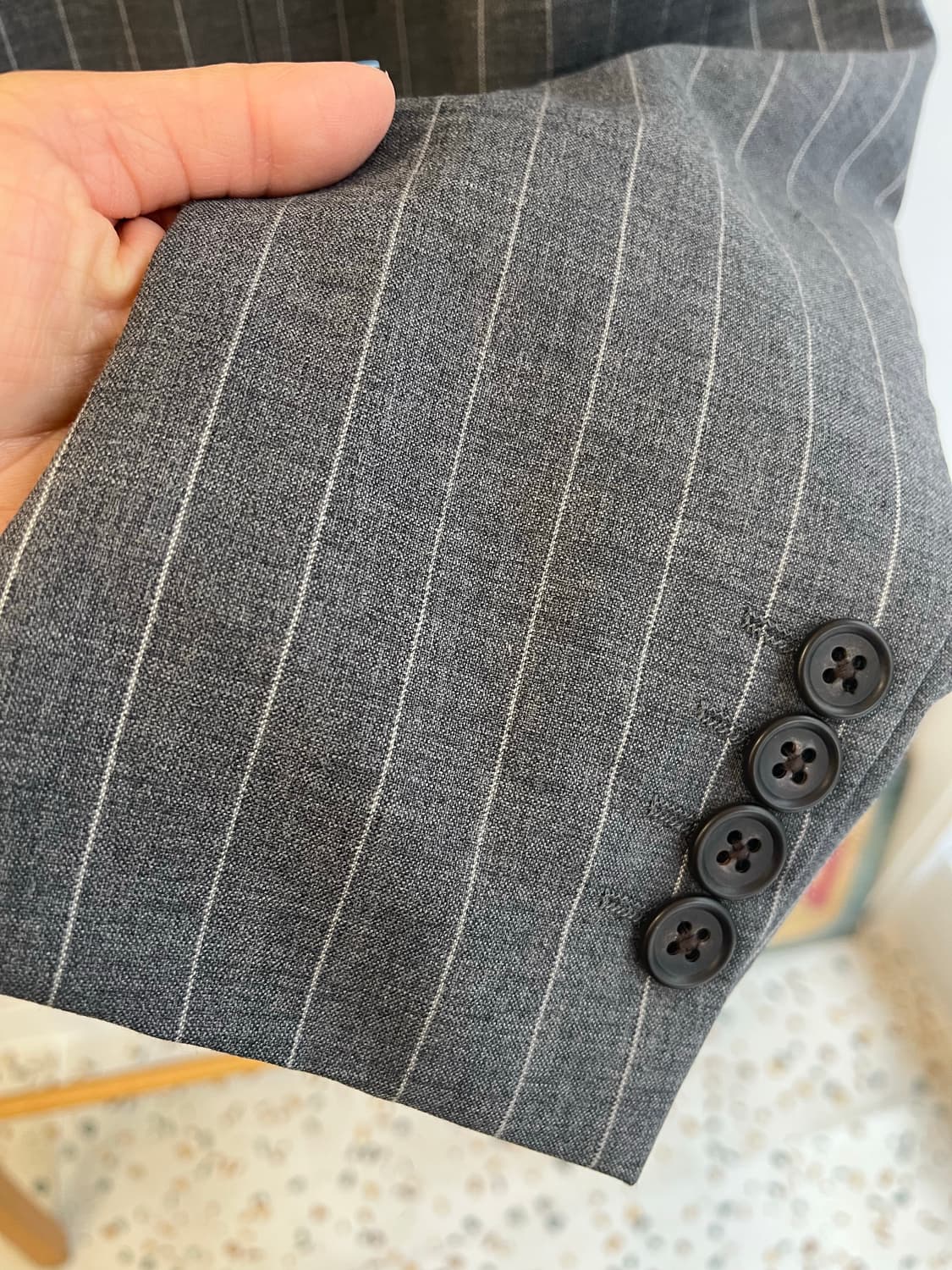 [D'URBAN] 메이드 인 재팬 프리미엄 울 블레이저 상품이미지4