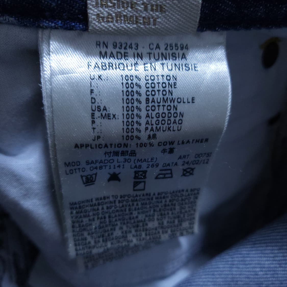 Diesel 디젤 남 30 청바지 0410 상품이미지9