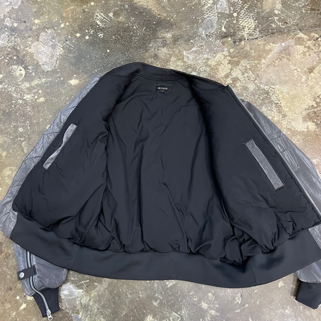 2) 드네이지 유틸리티 짚 오버사이즈 MA-1 항공점퍼 상품이미지9