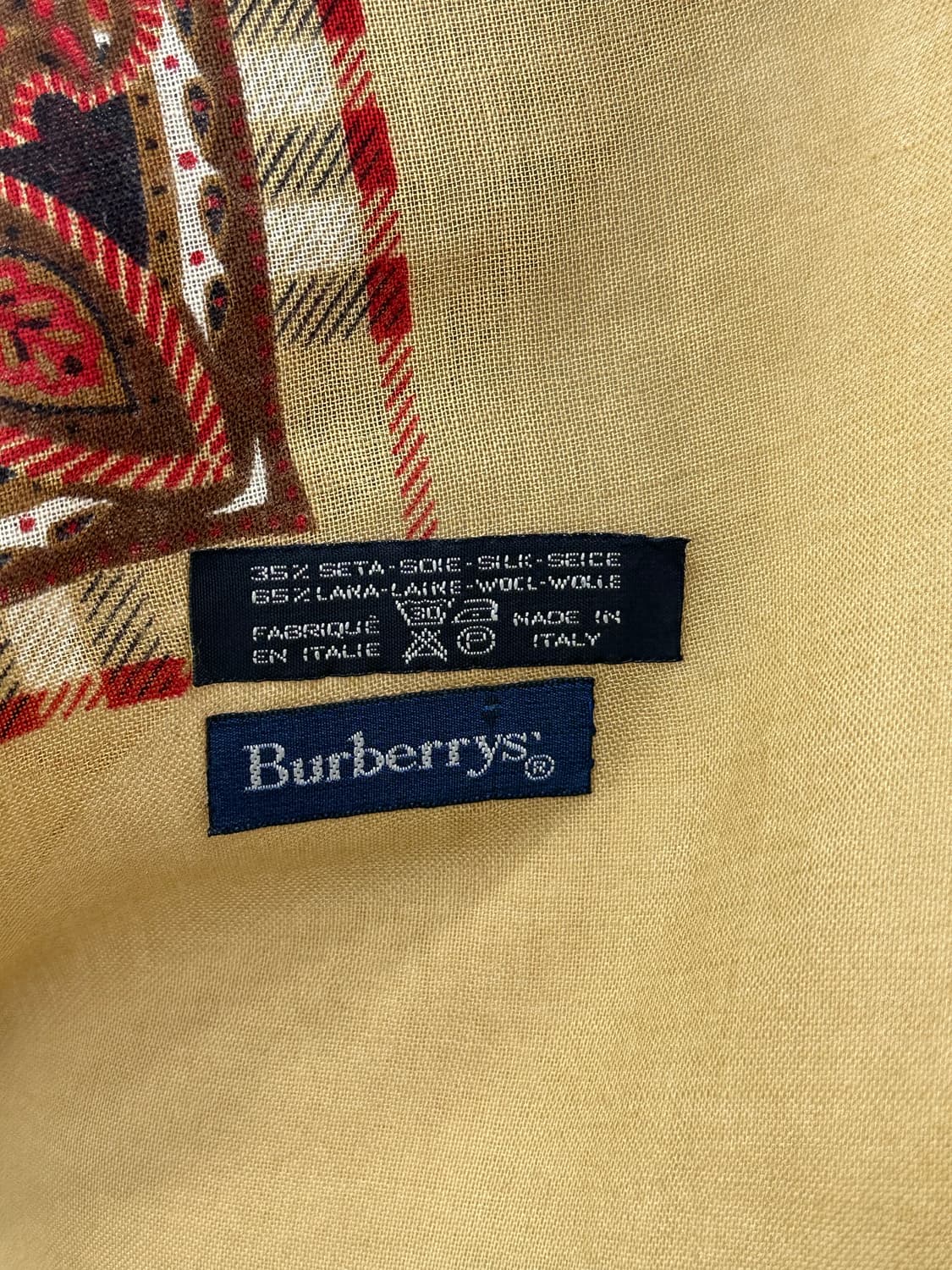 버버리 울 실크 숄 상품이미지7