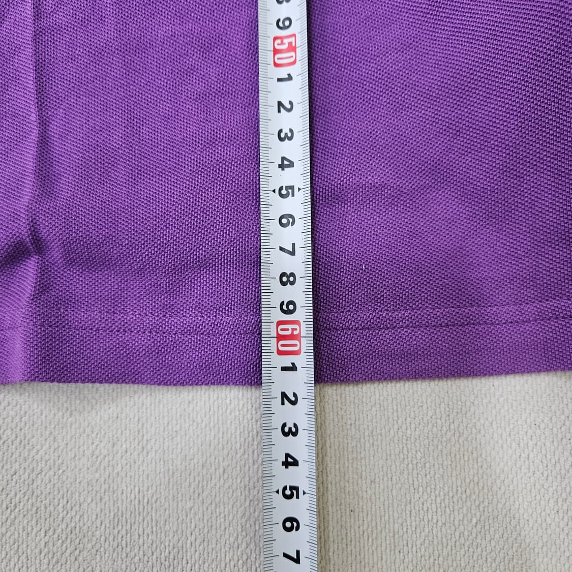 S 타미힐피거 퍼플 카락 반팔 티셔츠 0309Y 상품이미지7