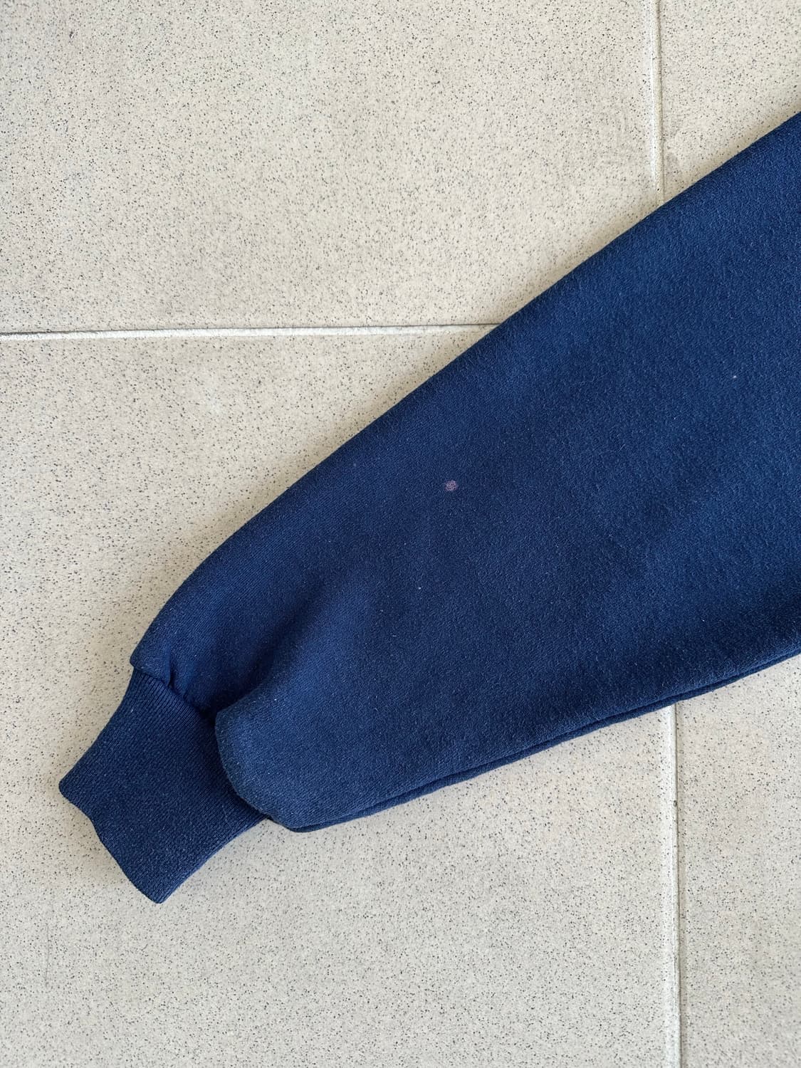 90s 빈티지 러셀 후드집업 네이비 XL 페인팅 상품이미지8