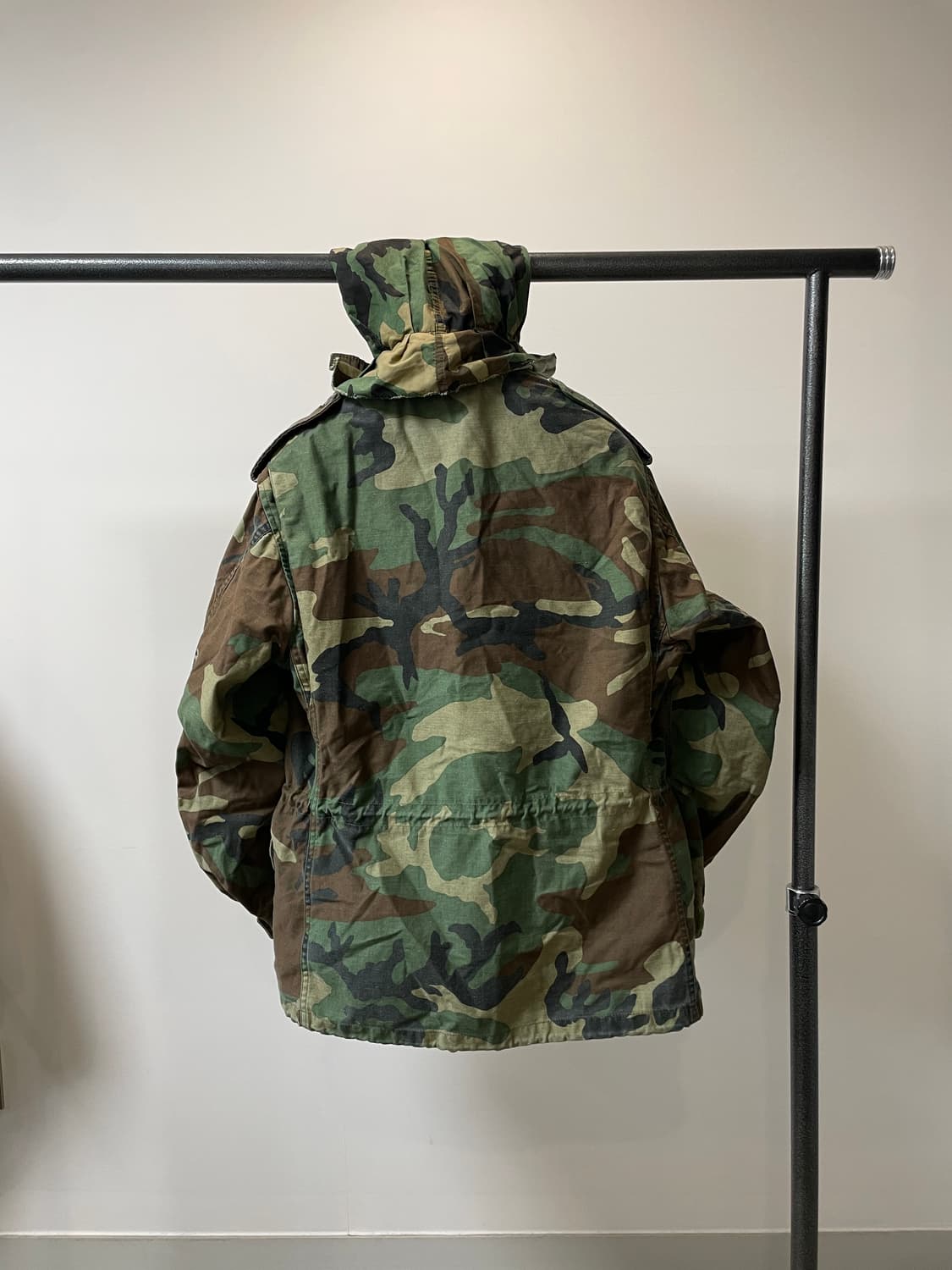 80s 알파인더스트리 우드랜드 카모플라쥬 m65 야상 상품이미지3