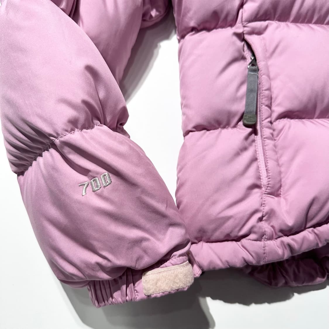 노스페이스 700 눕시 다운 패딩 딸기우유 핑크 상품이미지5