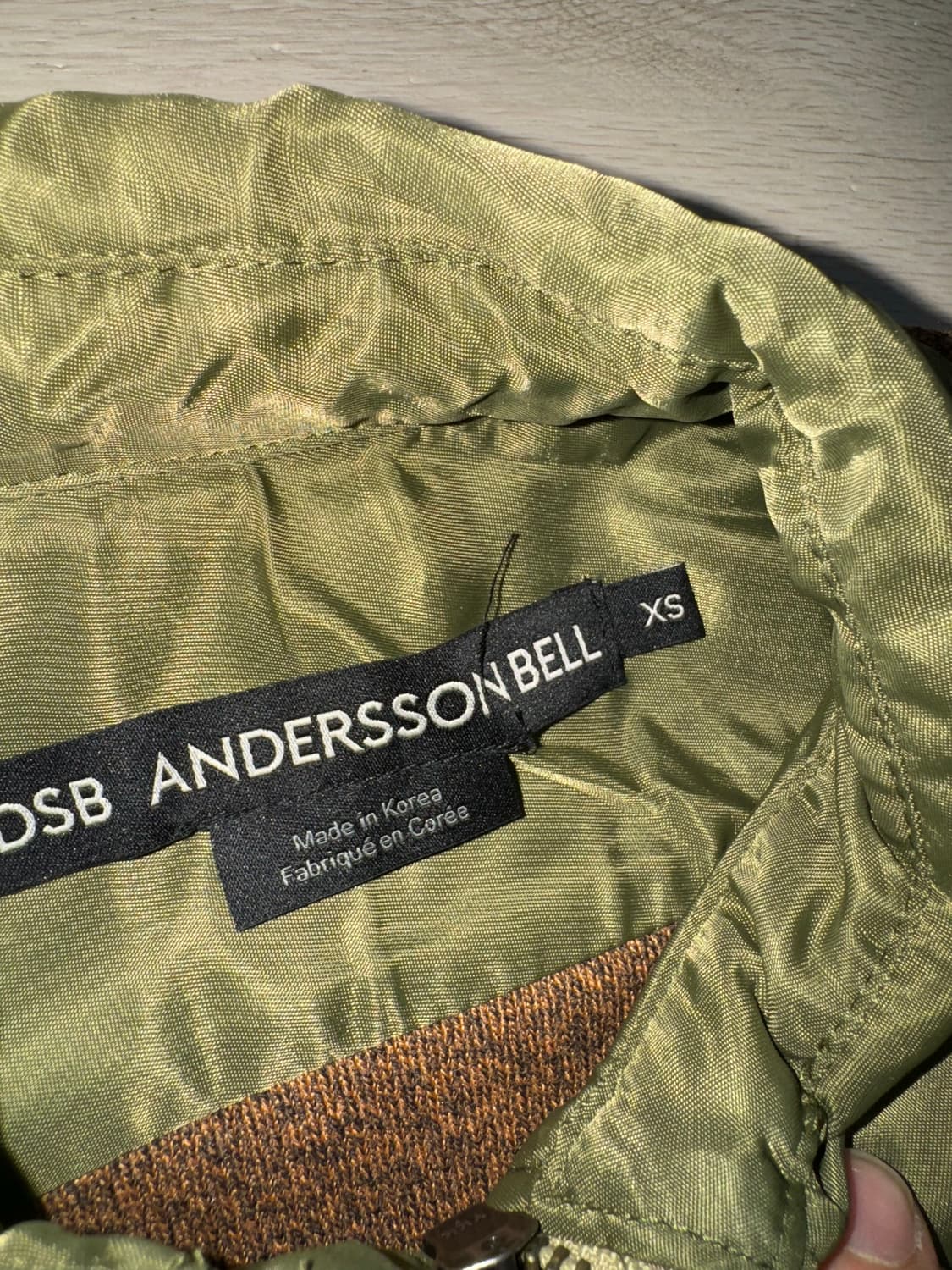 앤더슨벨 멀티 포켓 MA-1 가디건 XS 상품이미지4