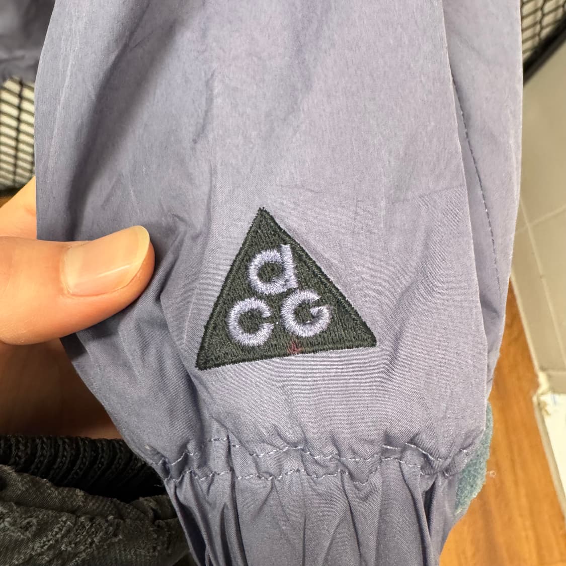 90s 나이키 X ACG 올드스쿨 바람막이 전면 빅포켓 포인트 퍼플 블랙 상품이미지6