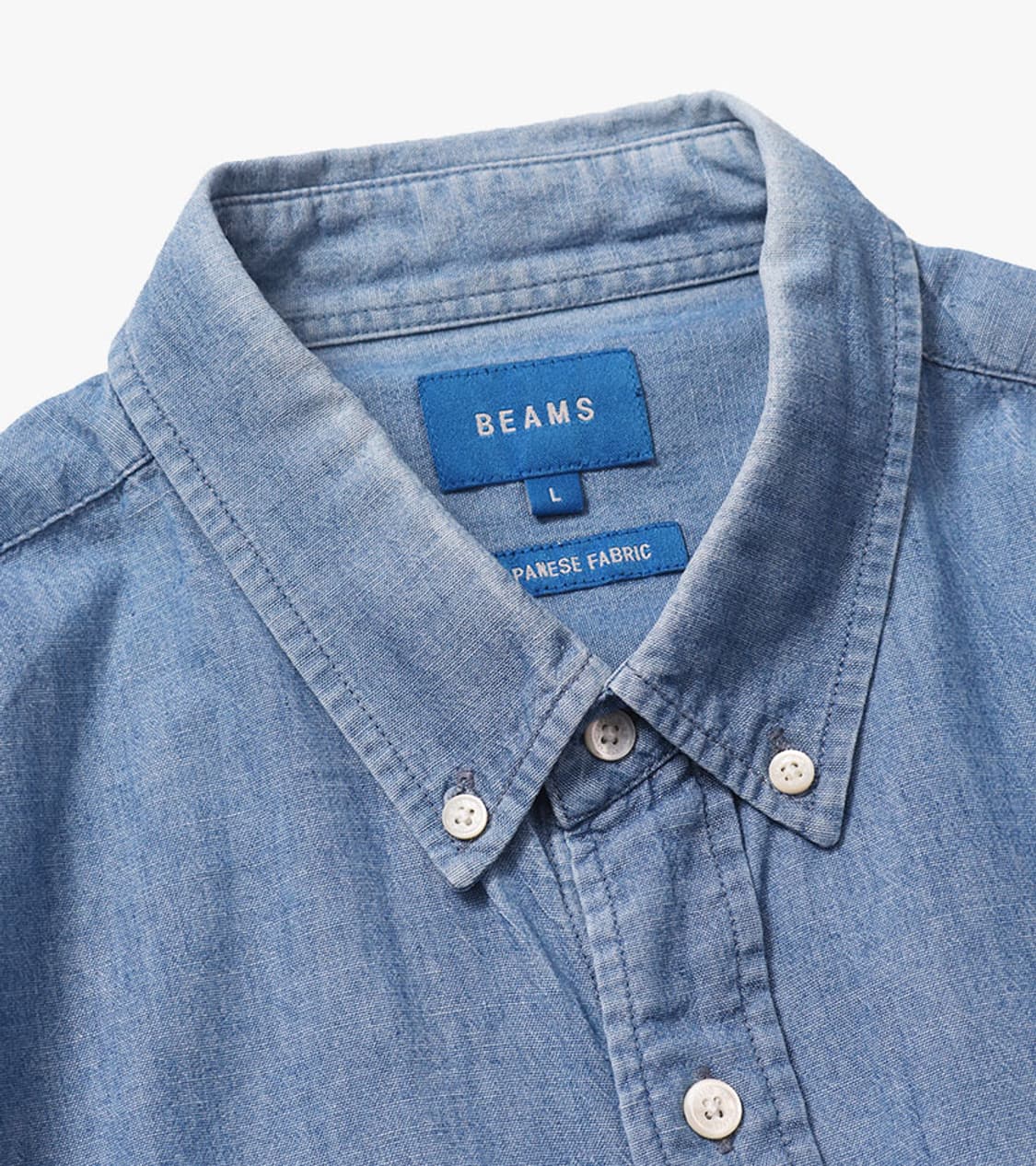 BEAMS - CHAMBRAY BUTTON DOWN SHIRT 상품이미지6
