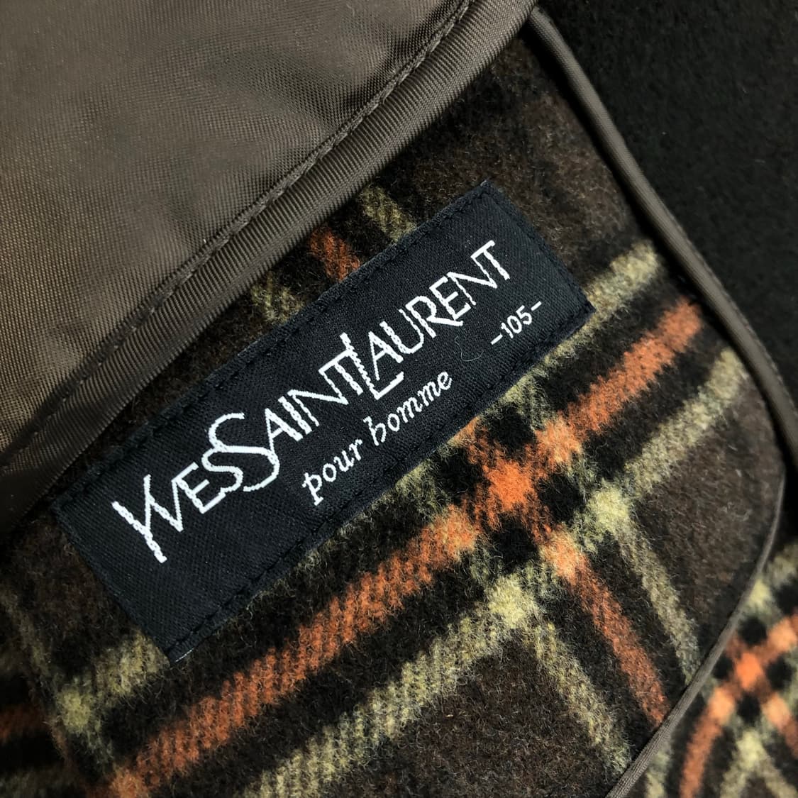 입생로랑 아카이브 울 미니멀 코트  상품이미지5