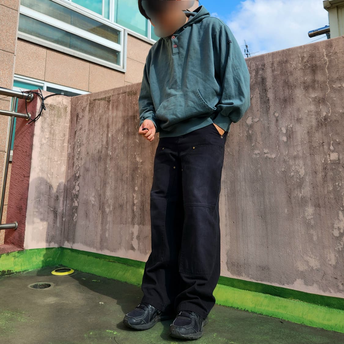 [네고가능] 어반스터프 올리브 후드티 상품이미지1