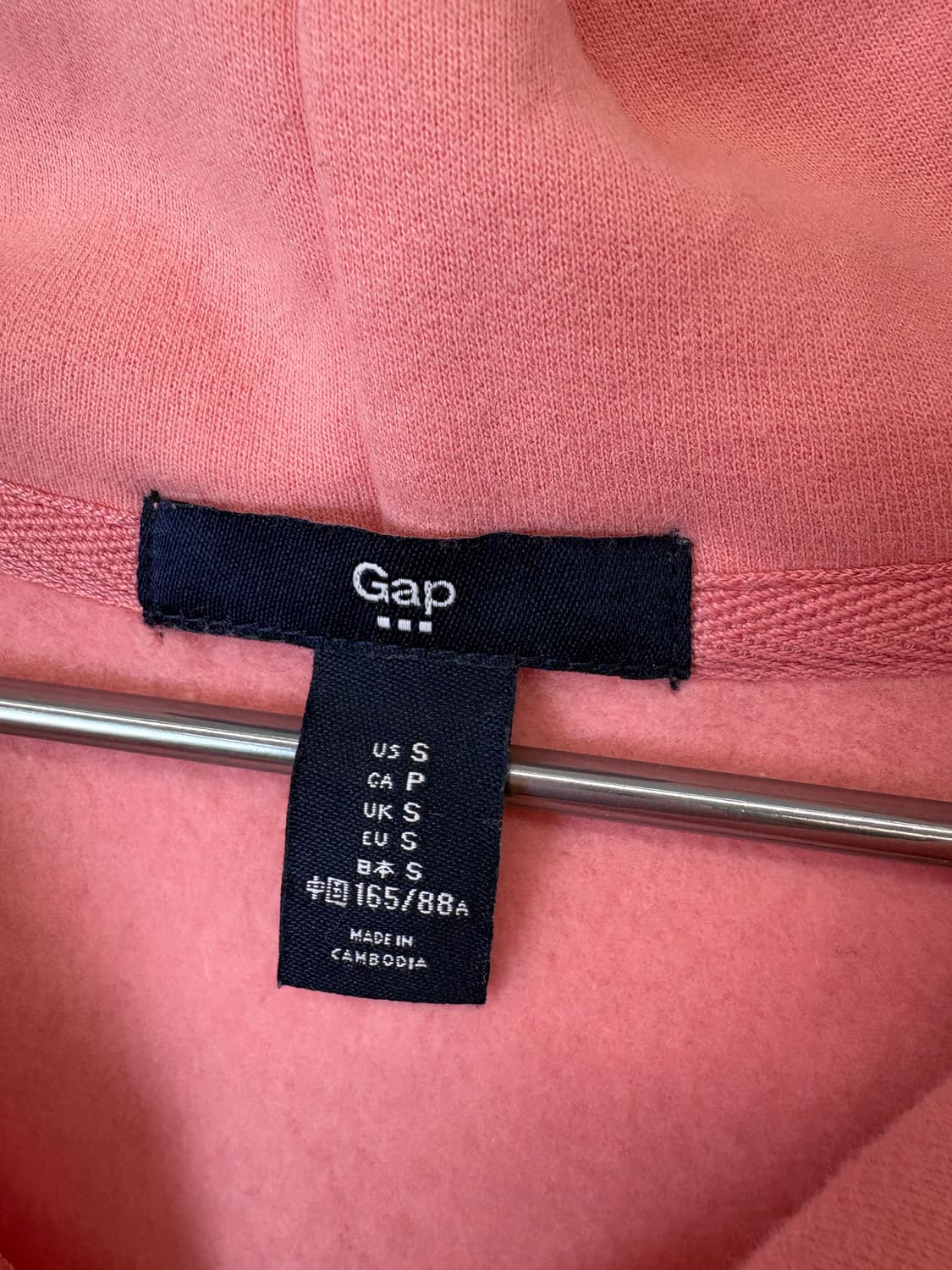 GAP 갭 후드집업 핑크 상품이미지5