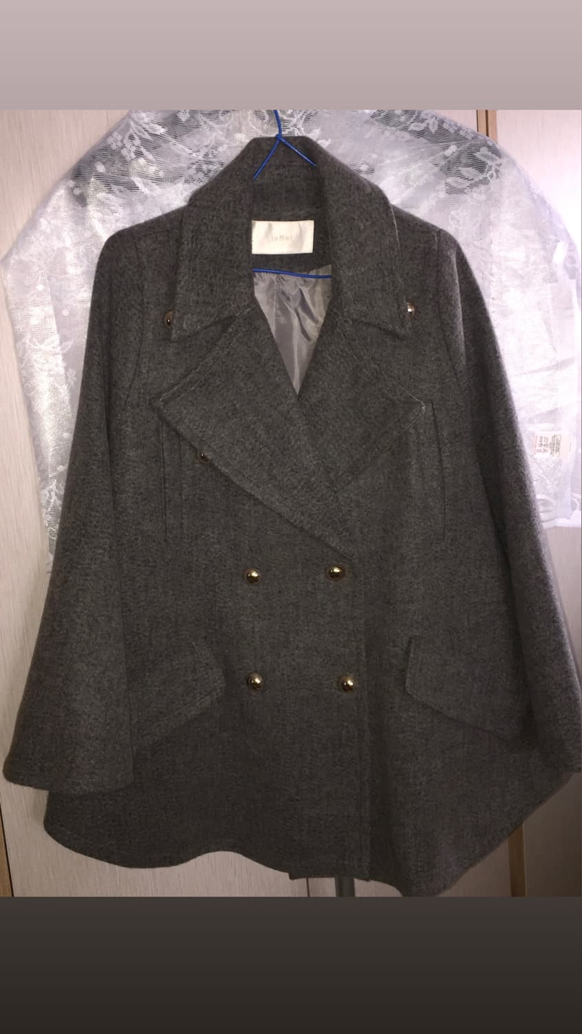 오네갸루 라떼갸루 가오리 코트 상품이미지1