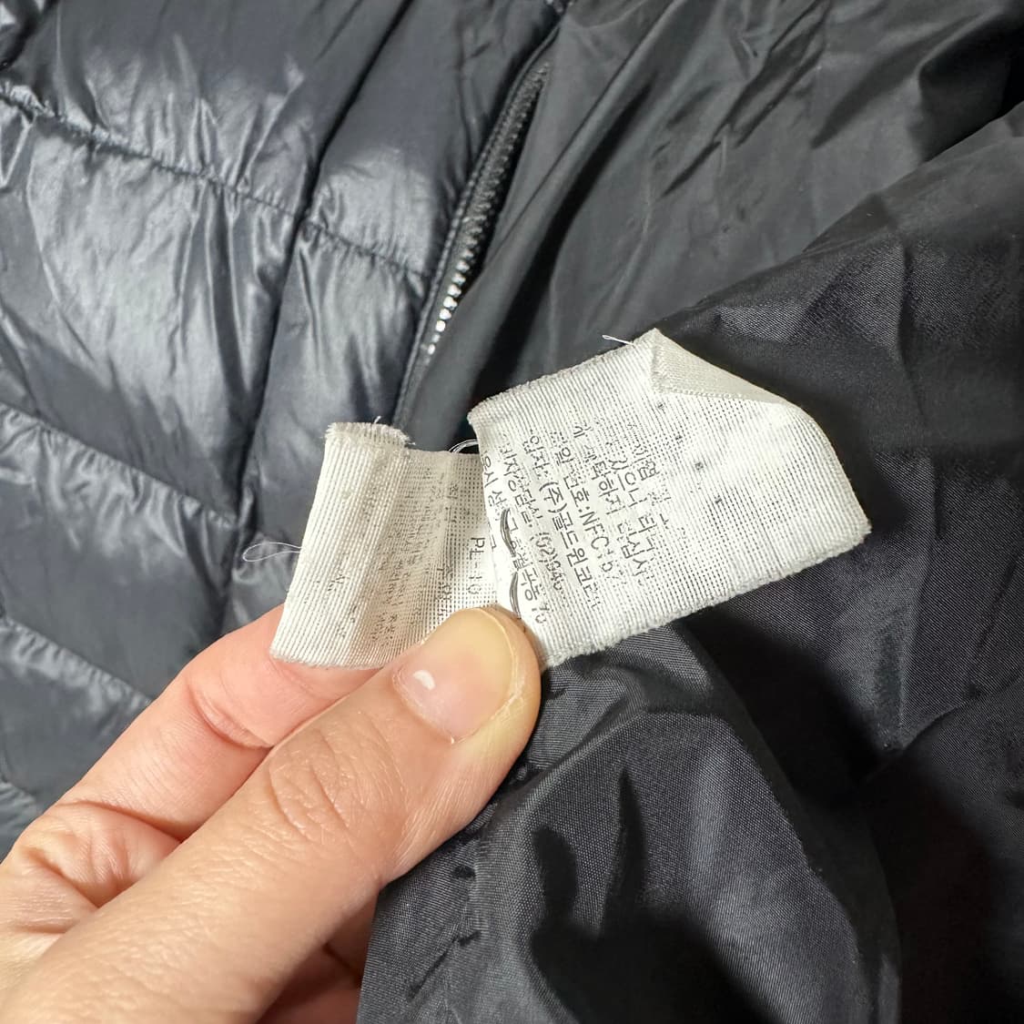 노스페이스 600 블랙 패딩 깔깔이 XL(105)사이즈 상품이미지4