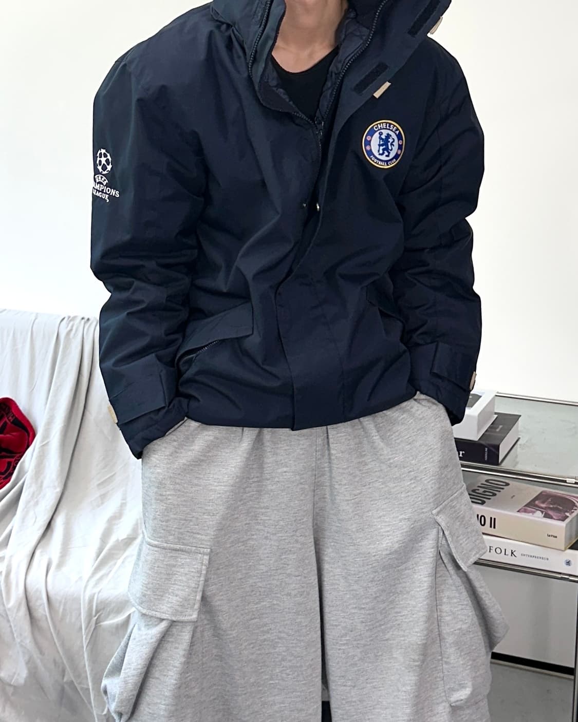 첼시 챔피언스리그 패딩 점퍼 M 상품이미지1