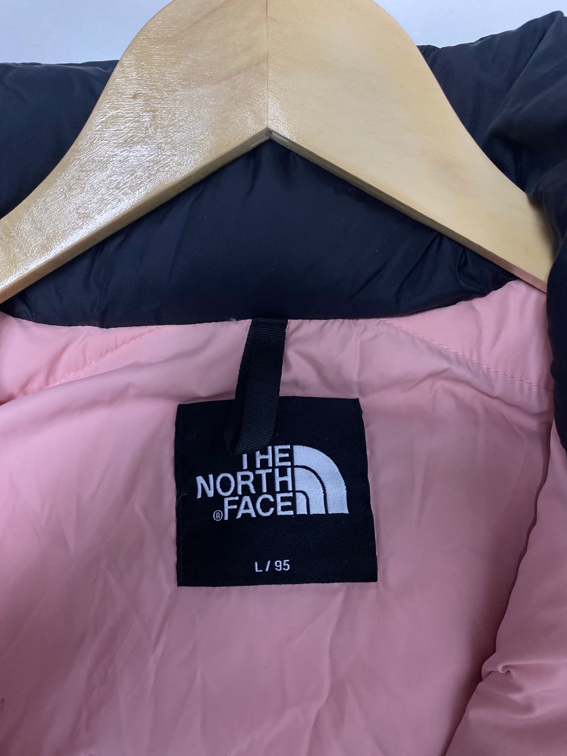 노스페이스 핑크 더스티로즈 눕시 구스 패딩 95 상품이미지6