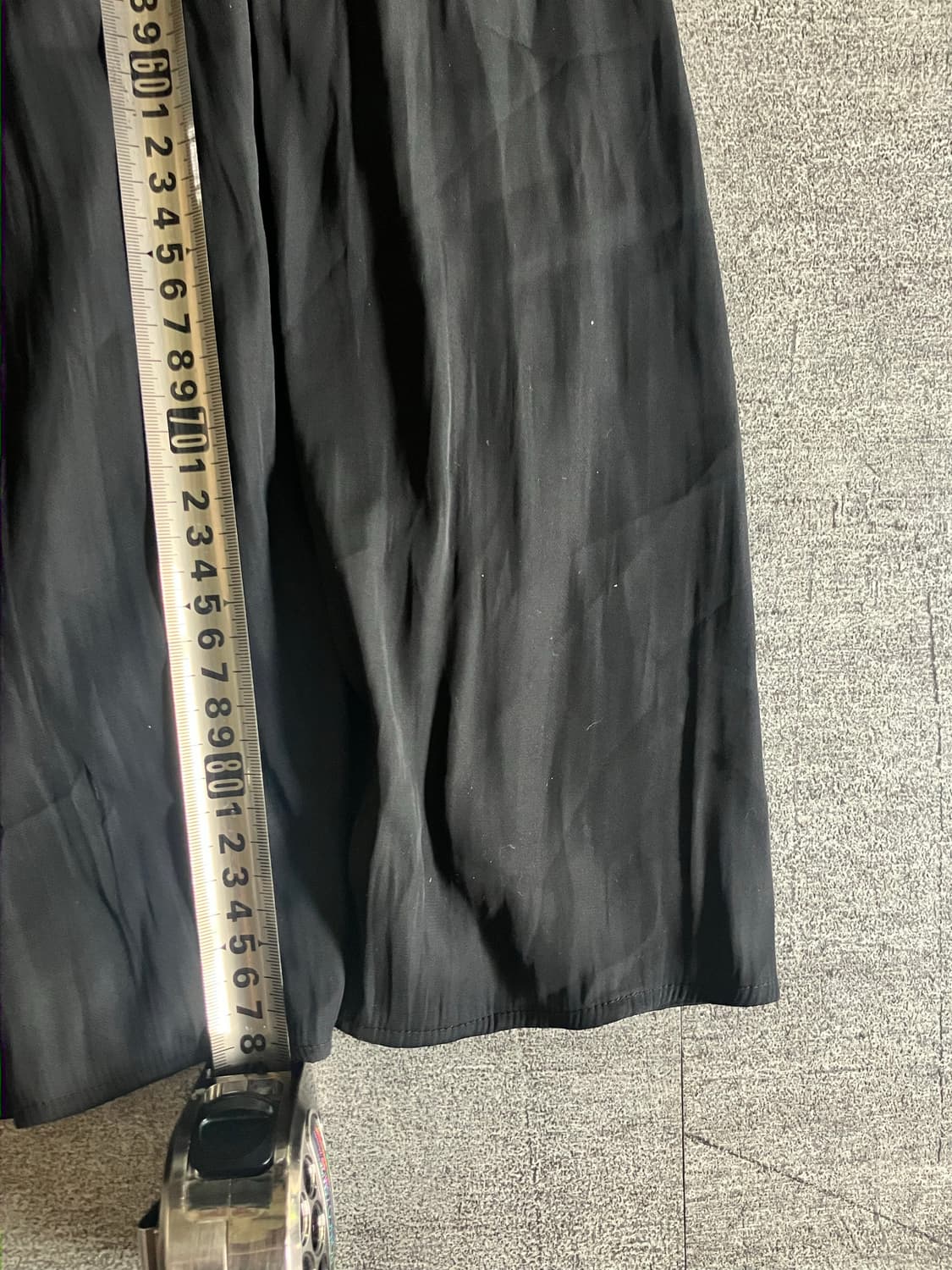 일본빈티지 Glacier 하구미모리걸 할메카지 밴딩 롱플리트스커트 상품이미지3