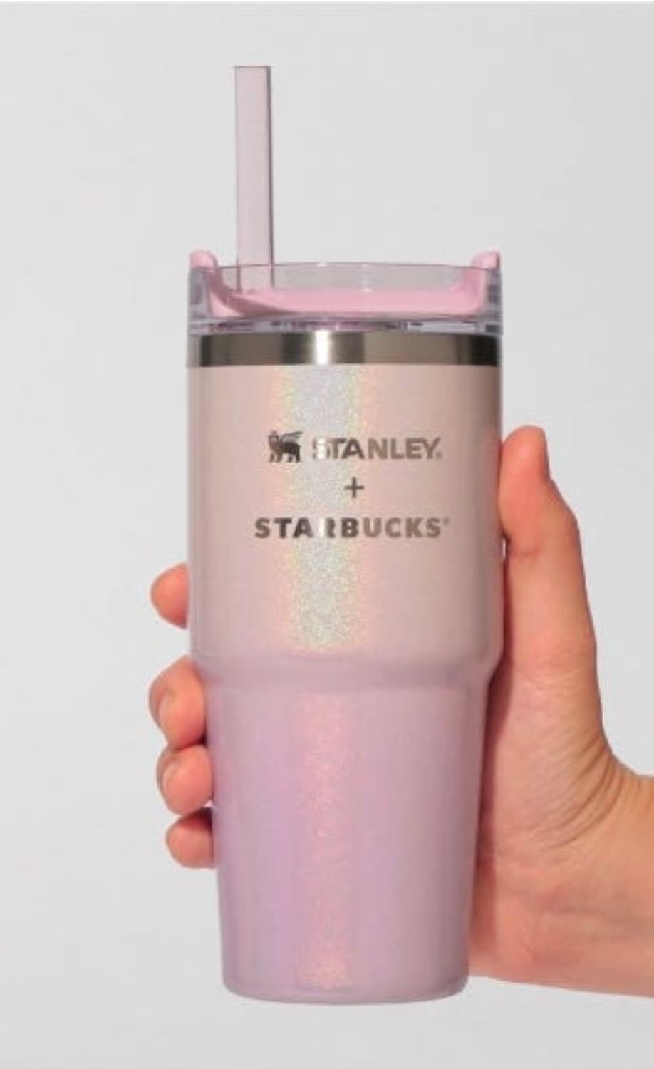일본 스타벅스 2026 스탠리 샤이니 핑크 그라데이션 텀블러 414ml 상품이미지1
