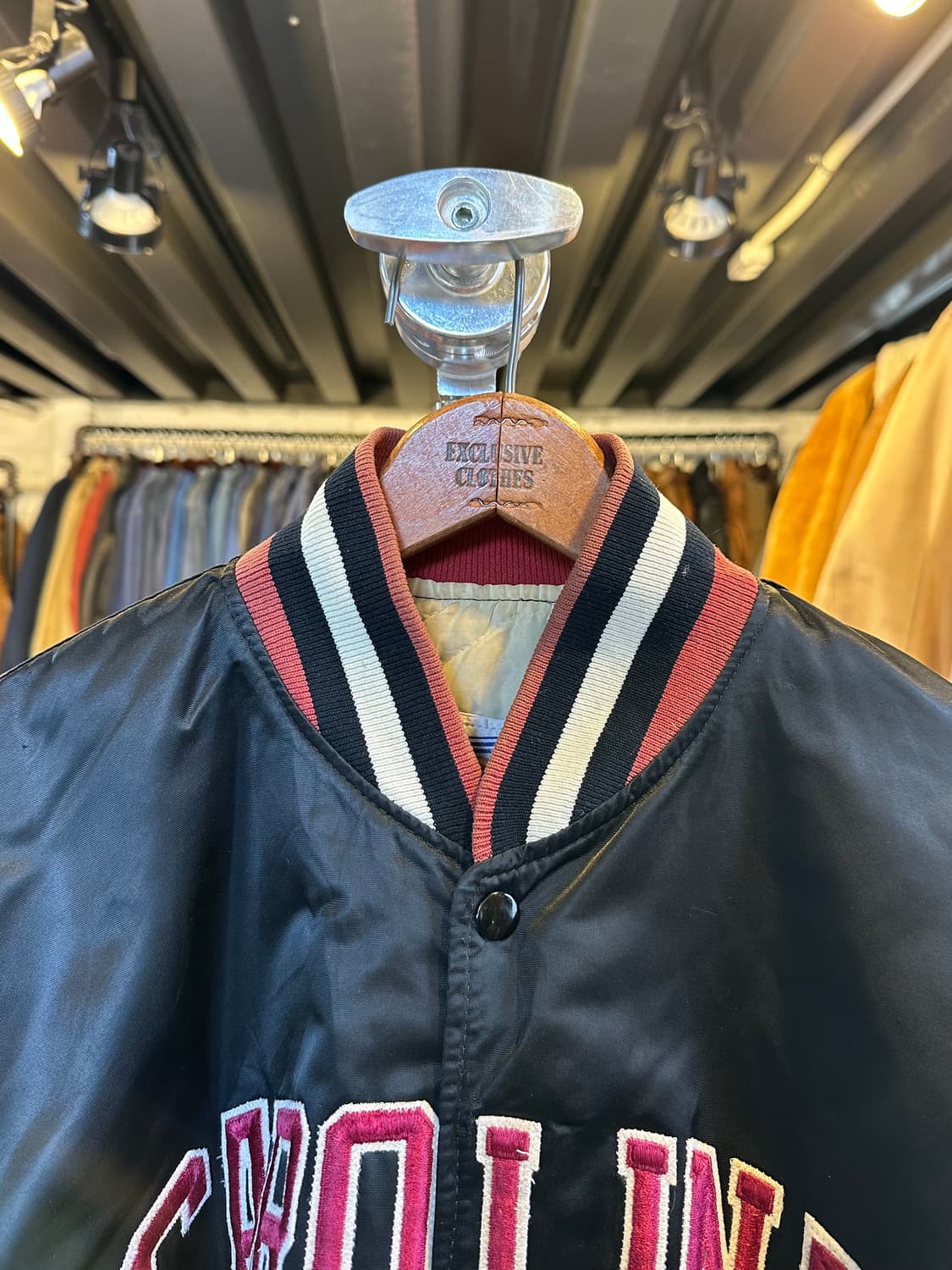 90s 스타터 캐롤라이나 나일론 바시티 자켓 made in usa 상품이미지3