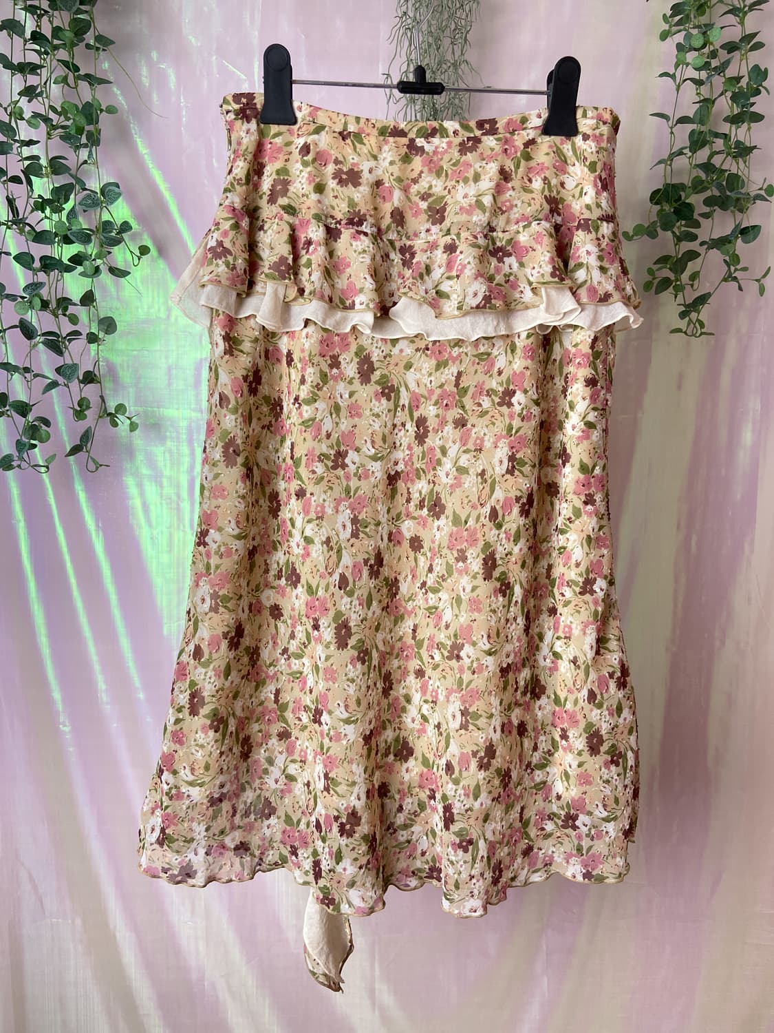 Flower frill long sk 플라워 프릴스커트 상품이미지4
