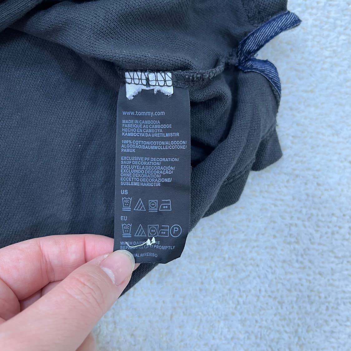 L 타미힐피거 반팔 카라 티셔츠 0303M 상품이미지3