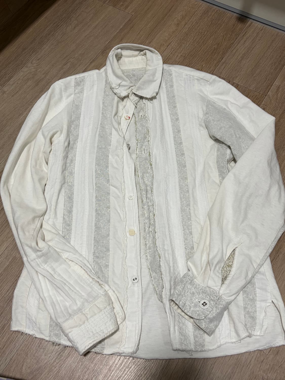 캐피탈 플라워 패치워크 셔츠 상품이미지1