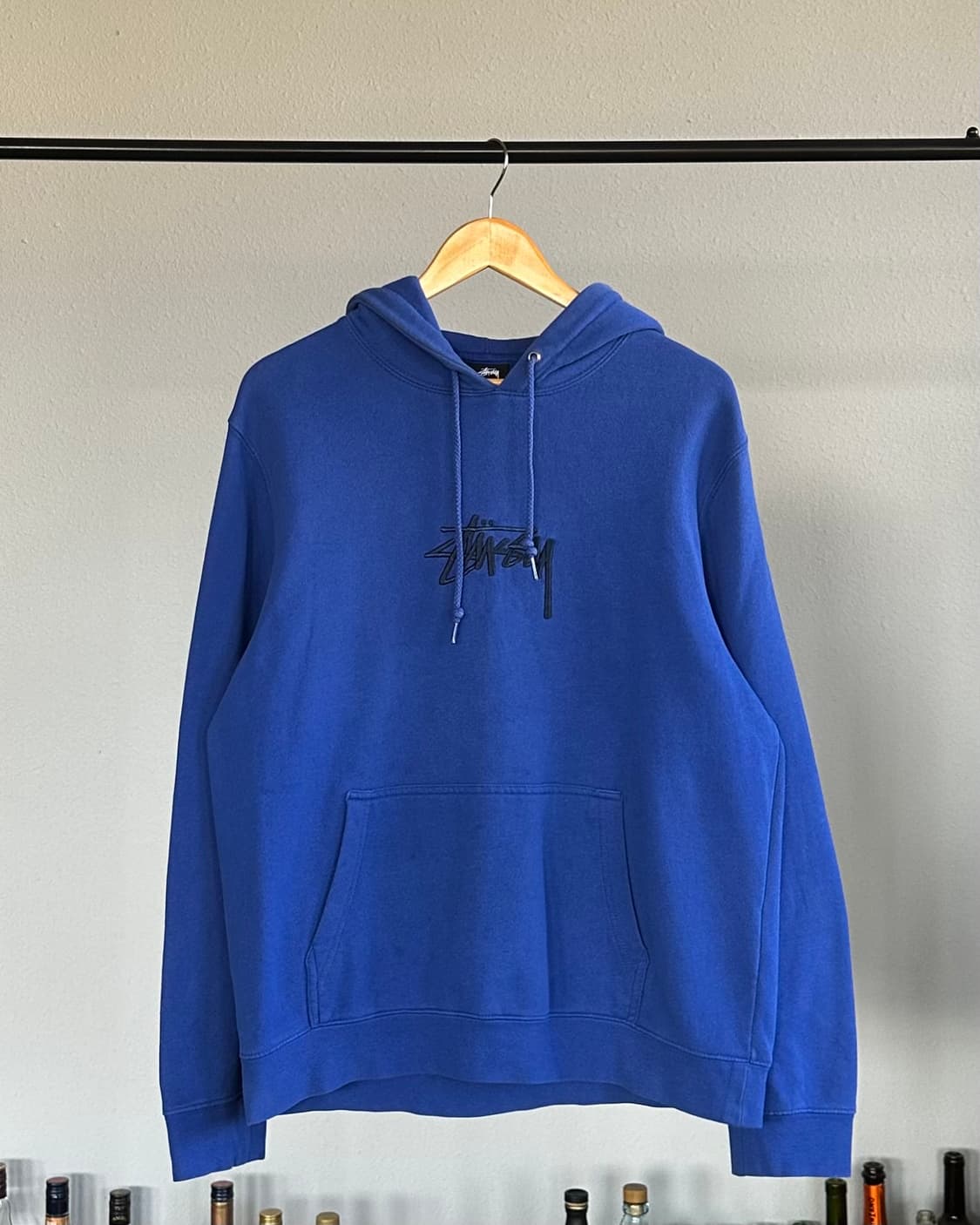 [M]스투시 USA 90s 아플리케 후드 상품이미지1