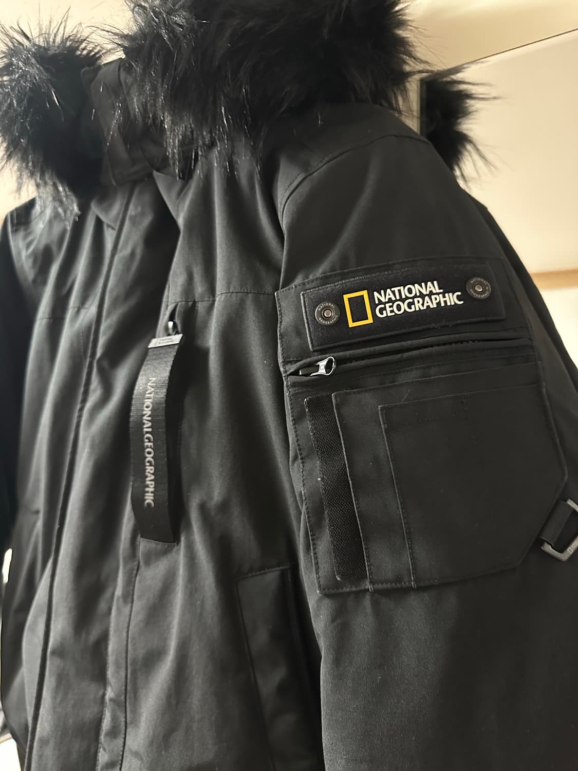 내셔널지오 그래픽 타루가 블랙 숏패딩 m 상품이미지1