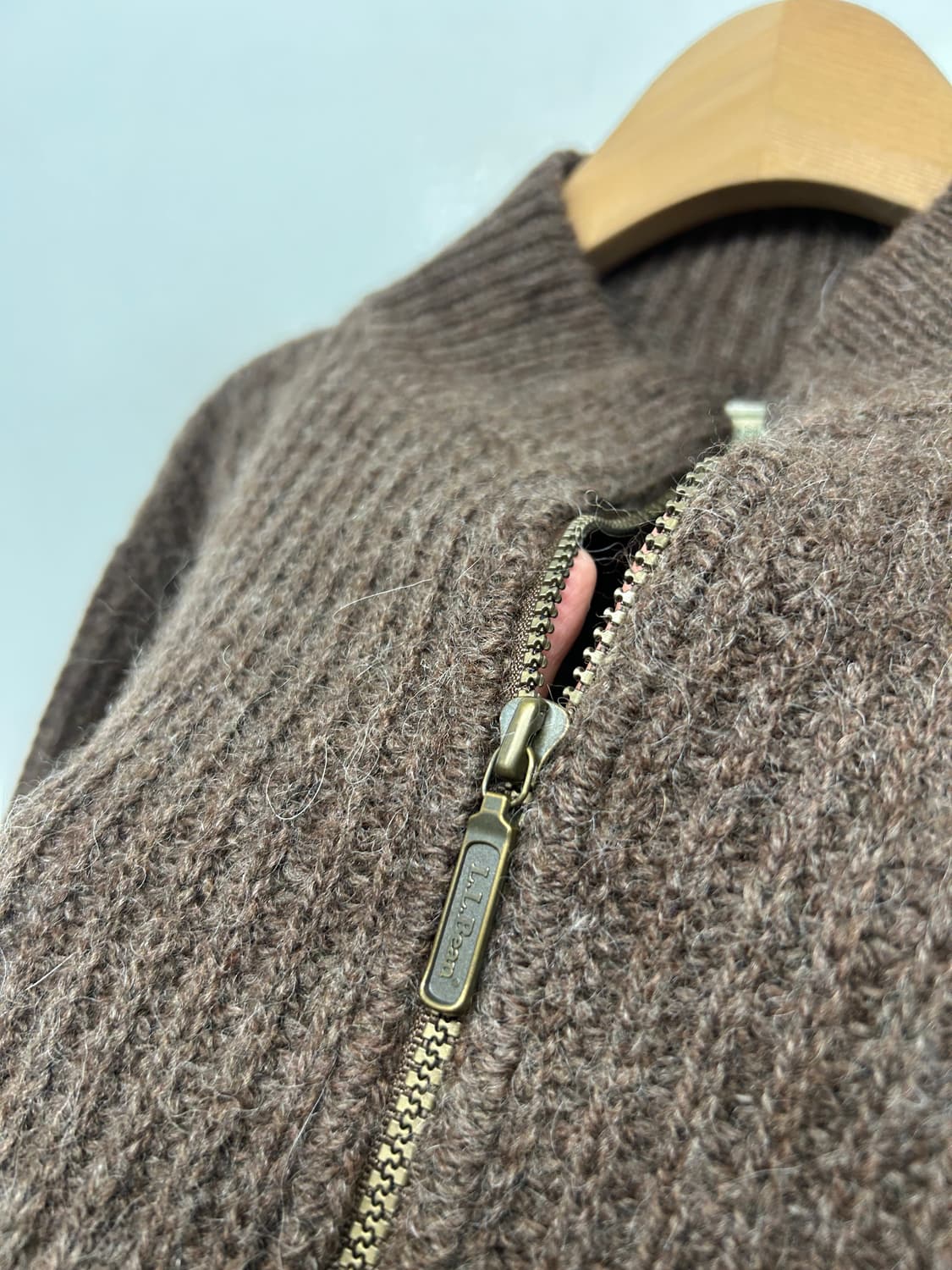 90s L.L.bean 엘엘빈 니트 집업 자켓 (made in usa) 상품이미지2