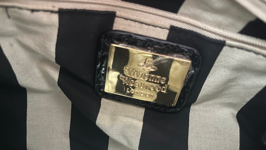 비비안웨스트우드 00s 페이던트 볼링백 상품이미지6